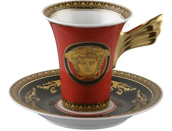 Cup & saucer n° 4 tall - Rosenthal versace